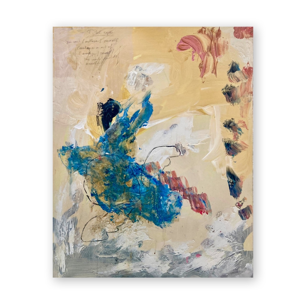 Moment paintings of a free mind - Wings in blue